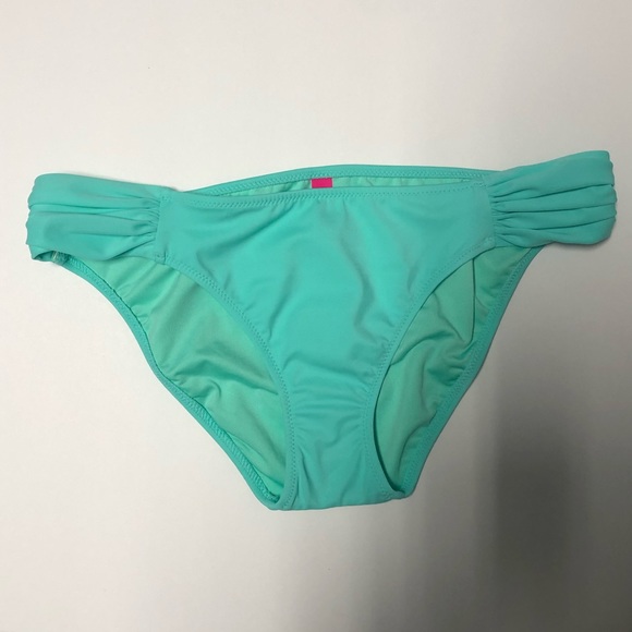 Victoria’s Secrets Ruched Bikini Bottoms- SZ: M - Picture 2 of 5